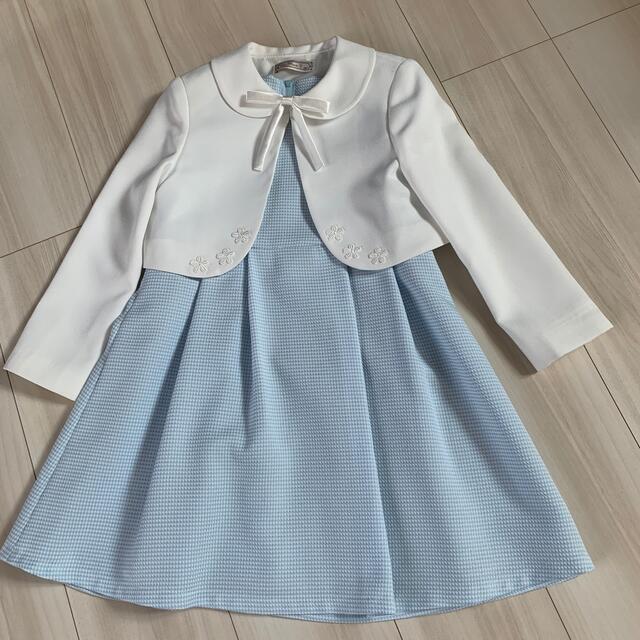 しまむら(シマムラ)のhk様専用♡ワンピーススーツ120 キッズ/ベビー/マタニティのキッズ服女の子用(90cm~)(ドレス/フォーマル)の商品写真