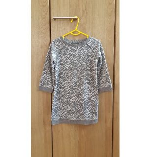 ベビーギャップ(babyGAP)のbabyGAP ワンピース タイト レオパード 100~105サイズ(ワンピース)