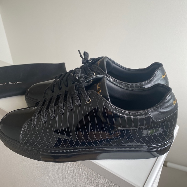 Paul Smith - ポールスミス スニーカー エナメル ブラックの通販 by