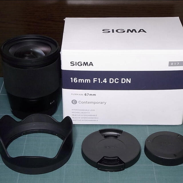 美品 シグマ SIGMA 16mm F1.4 DC DN[マイクロフォーサーズ]-