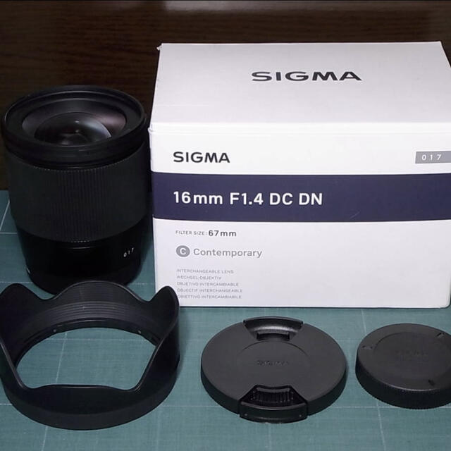 美品 シグマ SIGMA 16mm F1.4 DC DN[マイクロフォーサーズ]