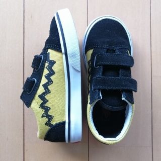 ヴァンズ(VANS)のVANS × PEANUTS 14cm オールドスクールキッズスニーカー(スニーカー)