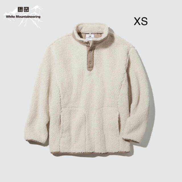 UNIQLO(ユニクロ)のフリースオーバーサイズプルオーバー　XS メンズのジャケット/アウター(ブルゾン)の商品写真