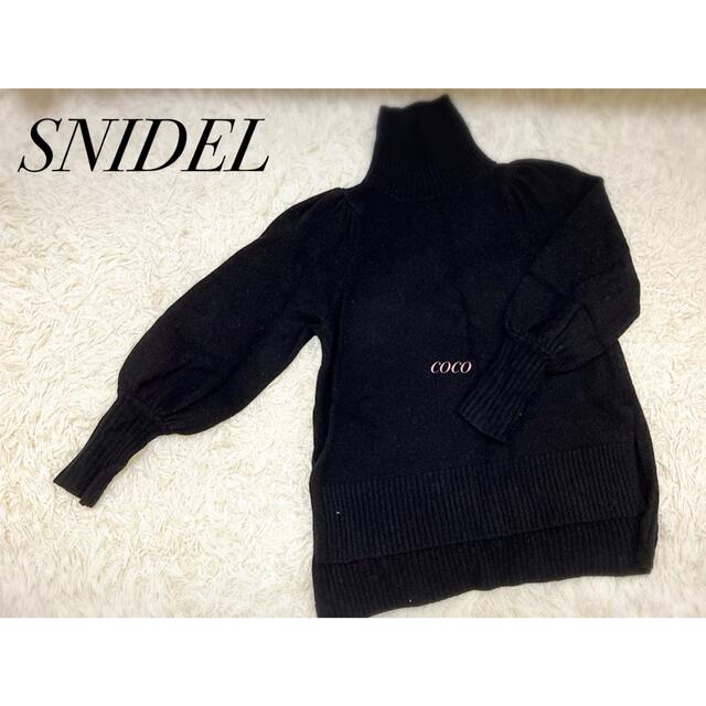 SNIDEL(スナイデル)のSNIDEL☆ハイネックパフスリニットプルオーバー レディースのトップス(ニット/セーター)の商品写真