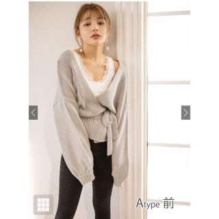 グレイル(GRL)の3way カシュクールニットカーディガン　GRL(カーディガン)