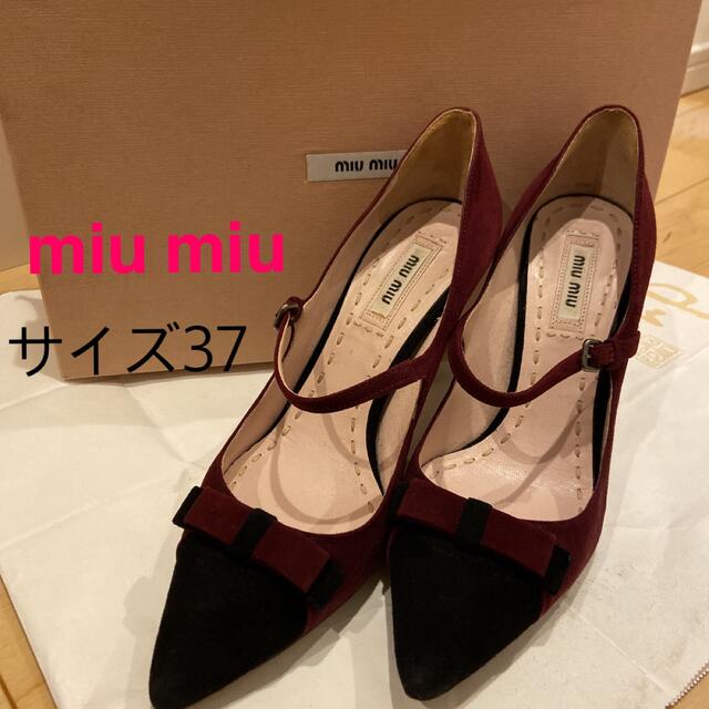 miu miu パンプス　サイズ37 | フリマアプリ ラクマ