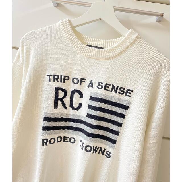 RODEO CROWNS WIDE BOWL(ロデオクラウンズワイドボウル)の最終sale⭐︎ロデオクラウンズワイドボウル❤︎ロゴ ニット プルオーバー レディースのトップス(ニット/セーター)の商品写真