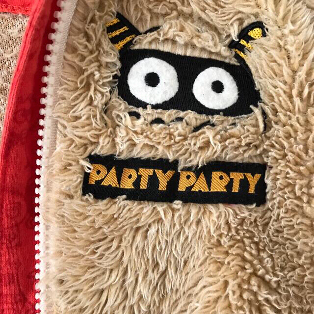 PARTYPARTY(パーティーパーティー)のフリースパーカー&フリースズボン＊上下セット＊60〜70 キッズ/ベビー/マタニティのベビー服(~85cm)(ジャケット/コート)の商品写真