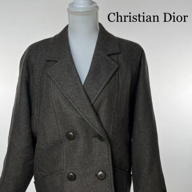 C1 Christian Dior ジャケットコート　ウール　ブラウン　ツイード最安値出品の心得