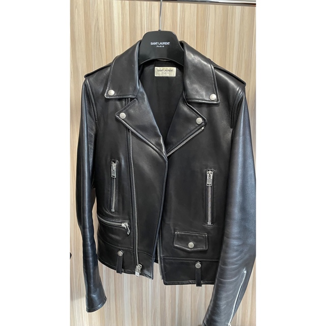 Saint Laurent L01ライダースジャケットスエード、エディ期