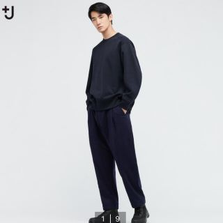 UNIQLO - ユニクロ +J ウールブレンド タックパンツ 85の通販 by ...