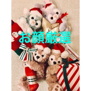 値下げ！クリスマス　ダッフィー ぬいぐるみバッジ　セット(キャラクターグッズ)