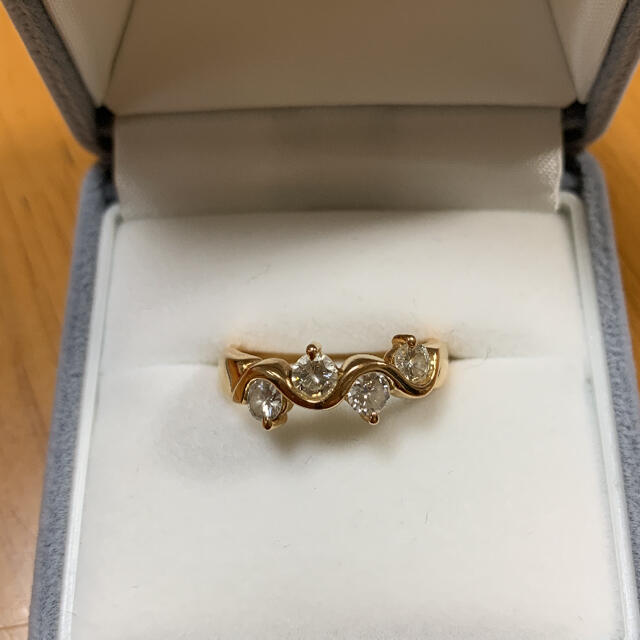 ダイヤモンド　0.86ct  K18 リング レディースのアクセサリー(リング(指輪))の商品写真