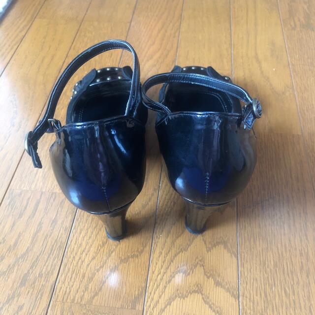 セクシーサンダル　ブラック　オープントウ　スティレットヒール レディースの靴/シューズ(ハイヒール/パンプス)の商品写真