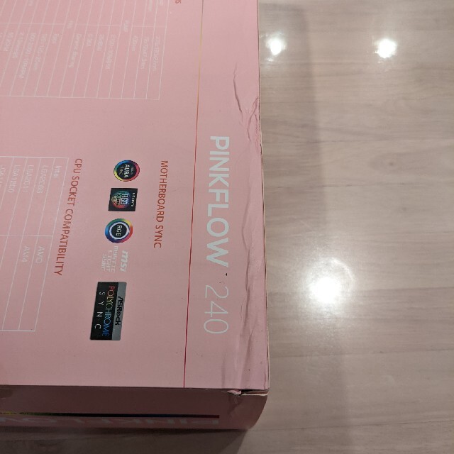 新品未開封 ID COOLING PINKFLOW 240mm RGB ピンク