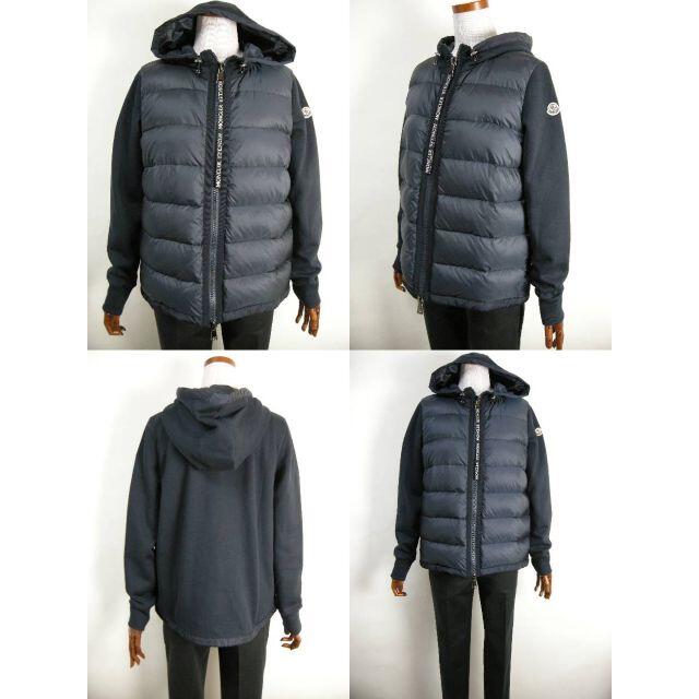 MONCLER - サイズM□モンクレール□スウェット切替ダウンジャケット