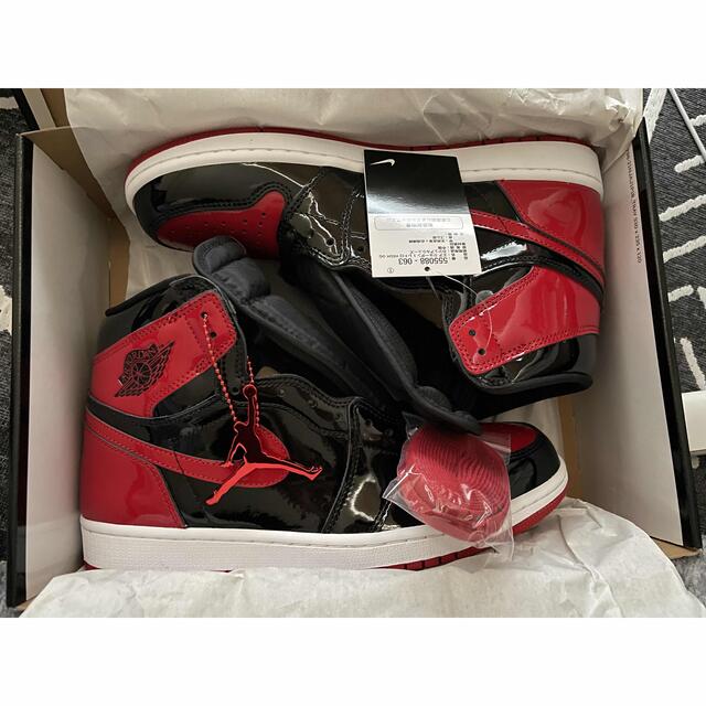 NIKE AIR JORDAN 1 High OG Patent Bred