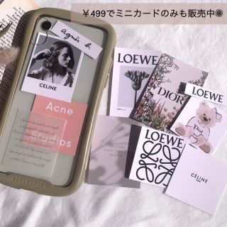 ミニカード11枚セット iPhone クリアケース 韓国(スマホケース)