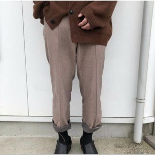 ヨウジヤマモト(Yohji Yamamoto)のsulvam pants ピンクベージュ S(スラックス)