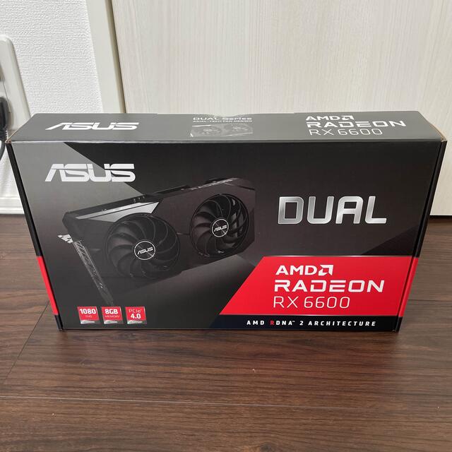 PCパーツ【新品未開封】ASUS DUAL AMD RADEON Rx6600