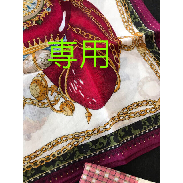 ◆ ハンカチ 5枚 lenoma 和柄 花柄 セット レディースのファッション小物(ハンカチ)の商品写真