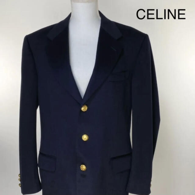 CELINE セリーヌ　カシミア　最高級　テーラードジャケット　メンズ