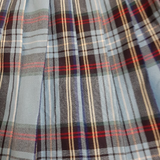 EASTBOY(イーストボーイ)のチェックスカート　ブルー レディースのスカート(ひざ丈スカート)の商品写真