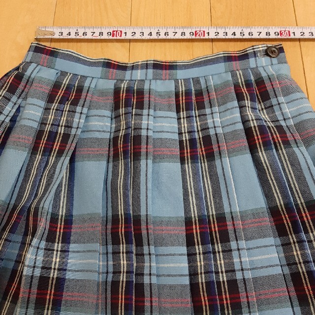 EASTBOY(イーストボーイ)のチェックスカート　ブルー レディースのスカート(ひざ丈スカート)の商品写真