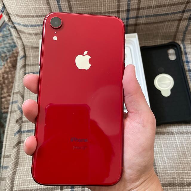 iPhone(アイフォーン)のyuri様専用iPhone xr red 256GB スマホ/家電/カメラのスマートフォン/携帯電話(スマートフォン本体)の商品写真