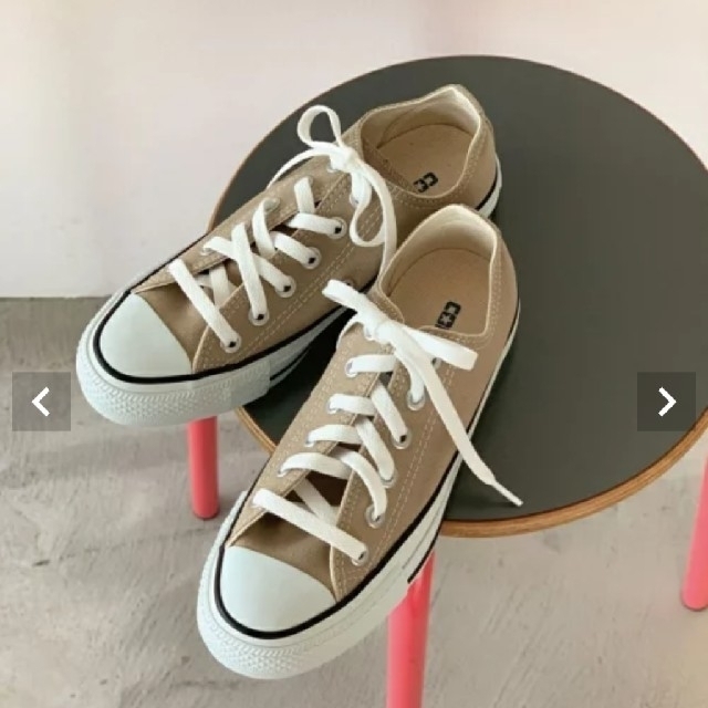 CONVERSE(コンバース)の【CONVERSE】CANVAS ALL STAR COLOR OX ベージュ レディースの靴/シューズ(スニーカー)の商品写真