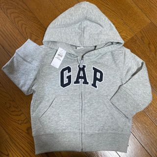 ベビーギャップ(babyGAP)の新品 babygap ロゴパーカー 90cm(18-24mos) (ジャケット/上着)