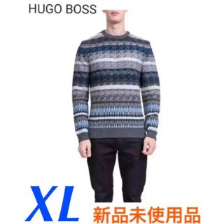 ヒューゴボス(HUGO BOSS)の【新品】HUGO BOSS ヒューゴボス ニット セーター(ニット/セーター)