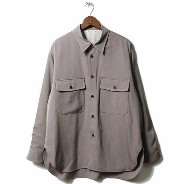 COMOLI(コモリ)のAuralee wool max gabardine shirts メンズのトップス(シャツ)の商品写真