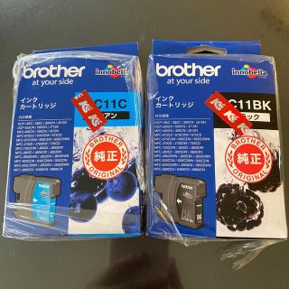 ブラザー(brother)のbrother インクカートリッジ LC11C LC11BK(その他)