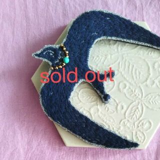 sold out 11-1 ハンドメイド ブローチアクセサリー ミナペルホネン(コサージュ/ブローチ)