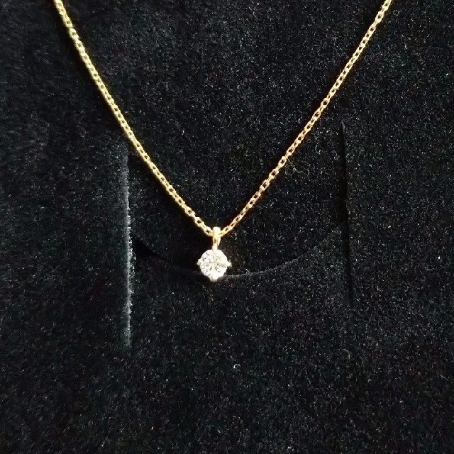 k18 18金 ダイヤモンドネックレス