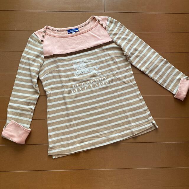 BURBERRY BLUE LABEL(バーバリーブルーレーベル)のバーバリーブルーレーベル ★ 長袖Ｔシャツ 38 / ボーダー レディースのトップス(Tシャツ(長袖/七分))の商品写真