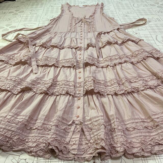 PINK HOUSE   ピンクハウス️綿ローン段々ワンピース👗の通販 by