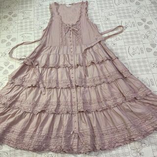 PINK HOUSE - ピンクハウス❣️綿ローン段々ワンピース👗❤️の通販 by