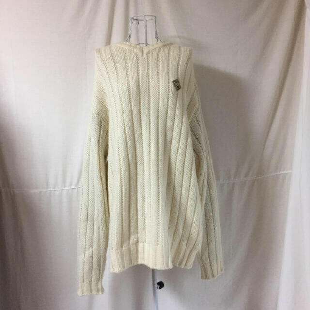 DEPT(デプト)の最終値下 vintage ビッグサイズ ニット Ivory レディースのトップス(ニット/セーター)の商品写真