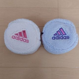 アディダス(adidas)の未使用☆adidas　ミニポーチ　2個　ピンク&紫(ポーチ)