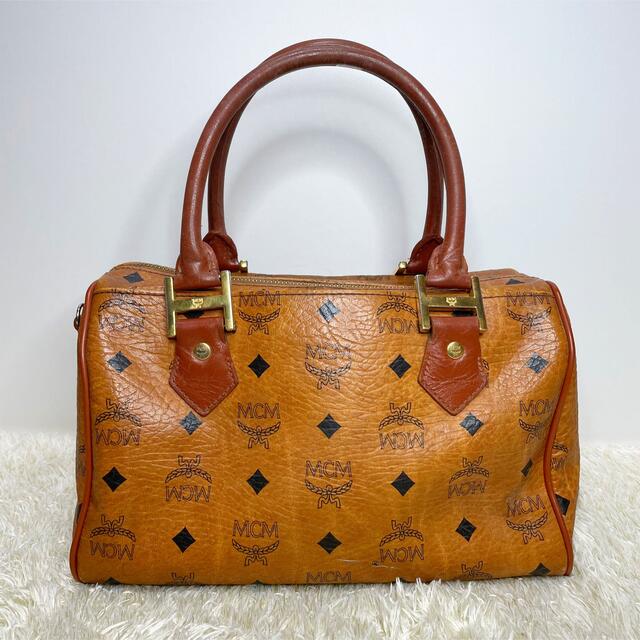 ✨美品✨　MCM エムシーエム　ミニボストンバッグ　ハンドバッグ  ヴィセトス柄