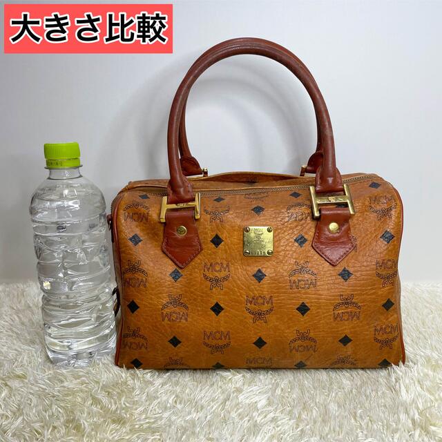 良品✨エムシーエム MCM ショルダーバッグ ヴィセトス柄 レザー ブラウン