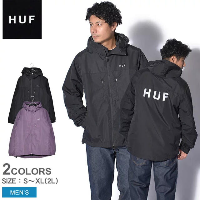 HUF - HUF マウンテンパーカー BLACK XXL!!!の通販 by アルマ's