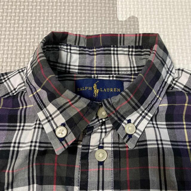 Ralph Lauren(ラルフローレン)の《値下げ》ラルフローレン チェックシャツ　85センチ キッズ/ベビー/マタニティのベビー服(~85cm)(シャツ/カットソー)の商品写真