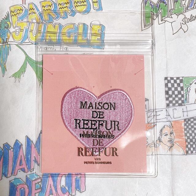 Maison de Reefur(メゾンドリーファー)のメゾンドリーファー MAISON DE REEFUR ワッペン ハート型 レディースのレディース その他(その他)の商品写真