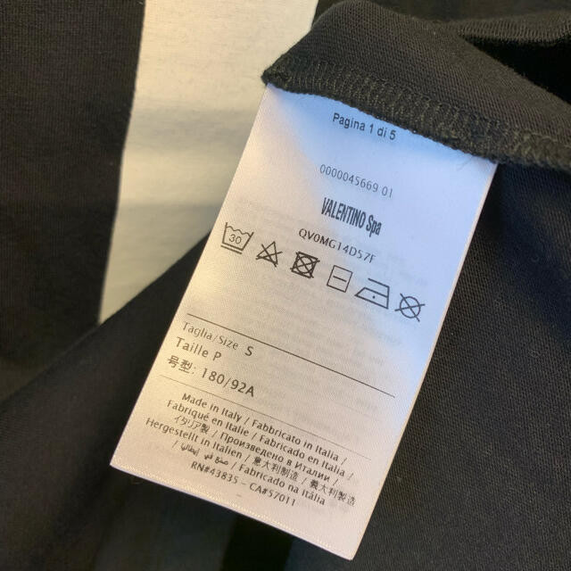 VALENTINO(ヴァレンティノ)の正規 19AW VALENTINO VLTN ヴァレンティノ Tシャツ メンズのトップス(Tシャツ/カットソー(半袖/袖なし))の商品写真