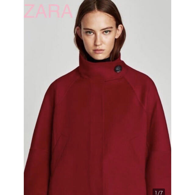 ZARA(ザラ)のZARA ポンチョ　コート　L アウター レディースのジャケット/アウター(ポンチョ)の商品写真