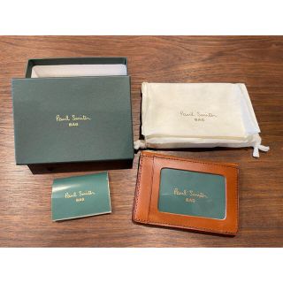 ポールスミス(Paul Smith)の【新品未使用！ポールスミス/Paul Smith 定期入れ　キャメル】(名刺入れ/定期入れ)