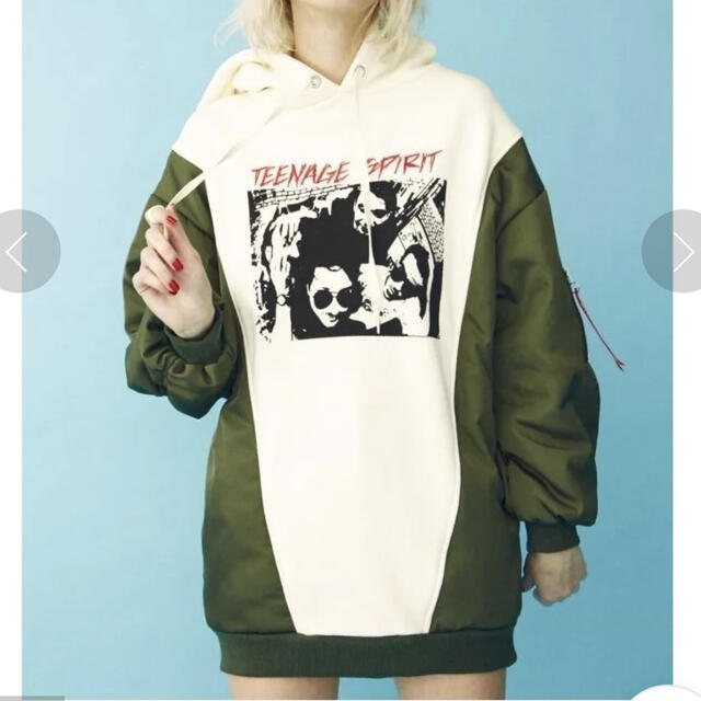 jouetie - jouetie MA-1スリーブHOODIEの通販 by シナモンロール's